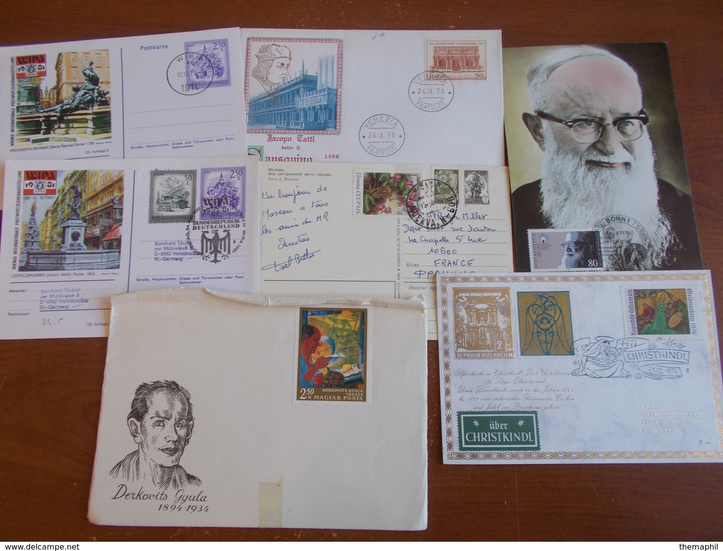 lot n° 594  MONDE  une archive de plus de 500 lettres