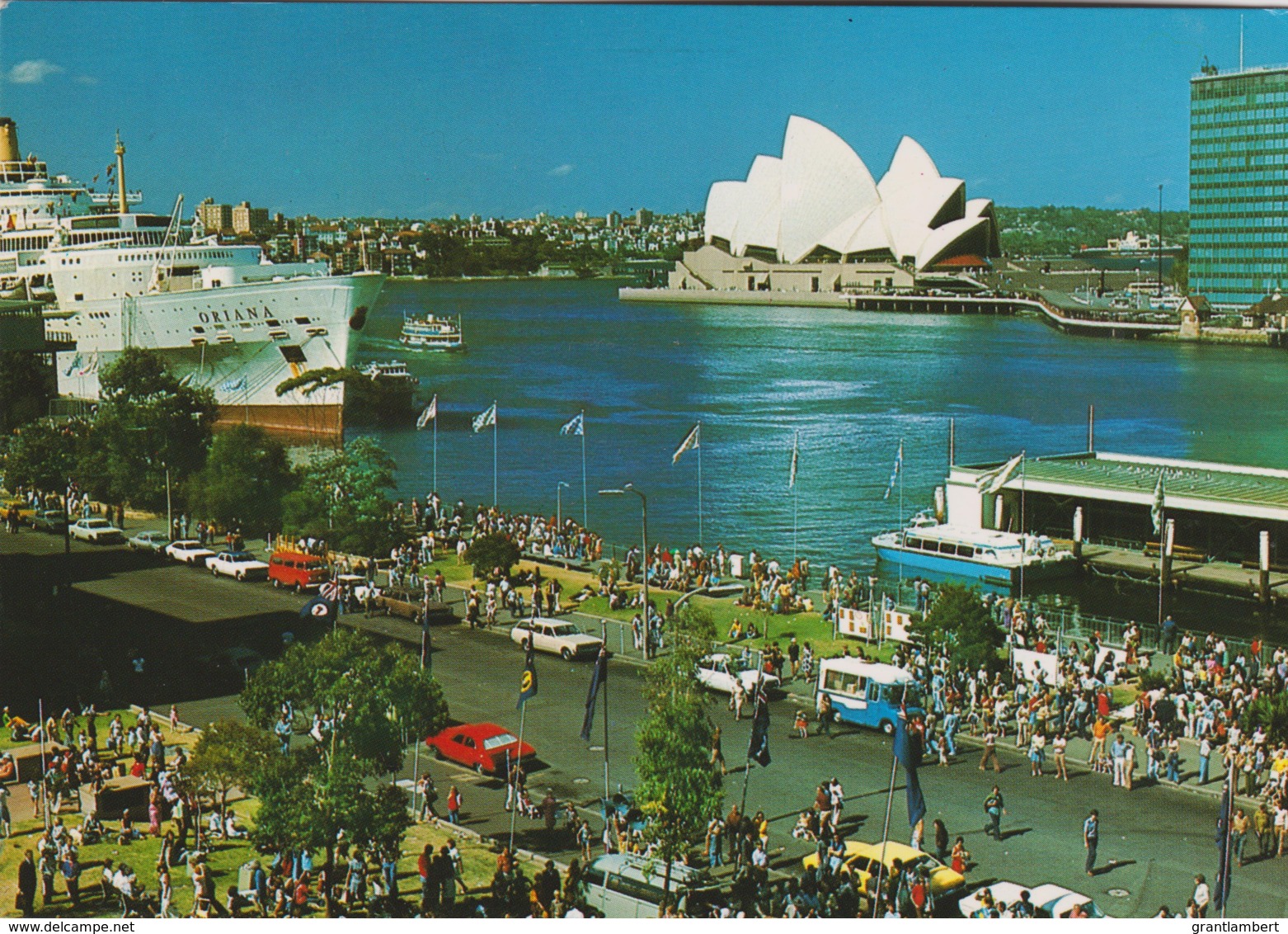 Circular Quay With Opera House, Sydney, New South Wales - Posted 1986 With AAT Stamp - Sydney