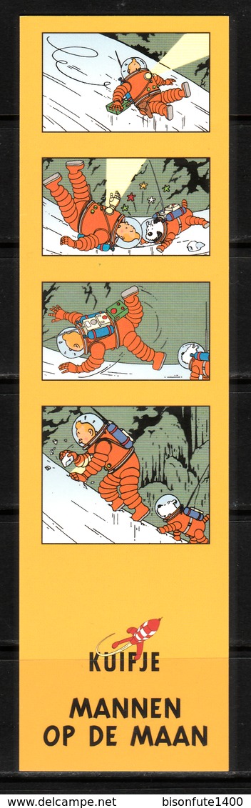 Tintin : 1 Marque-page Tintin Sur La Lune. - Portfolios