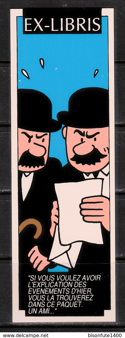 Tintin : 1 Ex-libris Tintin : Dupont Et Dupond. - Illustrateurs G - I