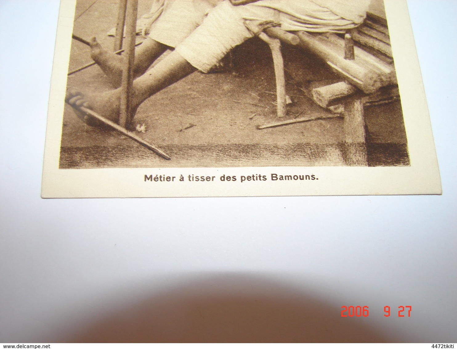 C.P.A.- Afrique - Cameroun - Missions Prêtres Sacré Coeur - Métier Tisser Petits Bamouns - 1950 - SUP (BD72) - Cameroun