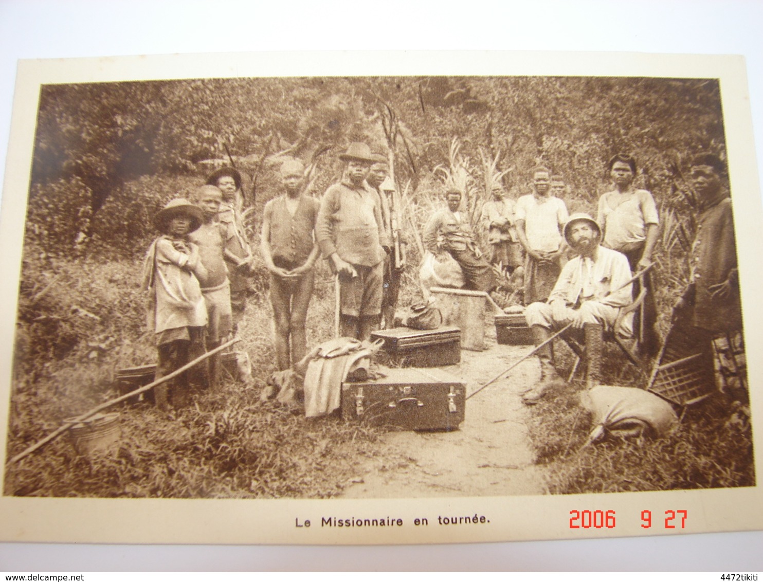 C.P.A.- Afrique - Cameroun - Missions Prêtres Sacré Coeur - Missionnaire En Tournée - 1950 - SUP (BD73) - Cameroun