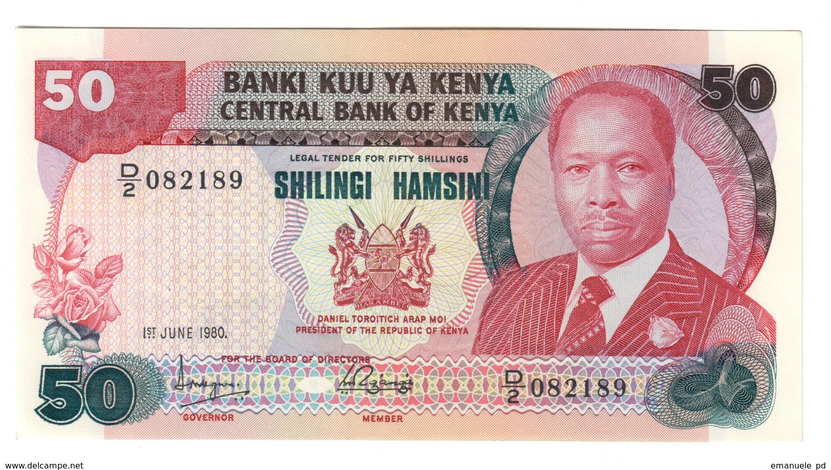 Kenya 50 Shillings 01/07/1980 UNC .C4. - Kenia