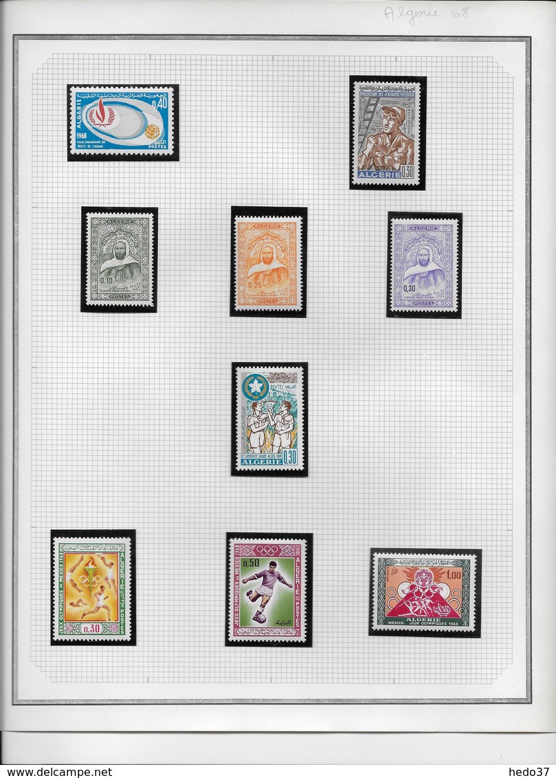 Algérie - Collection Vendue Page Par Page - Timbres Neufs ** Sans Charnière - TB - Algérie (1962-...)