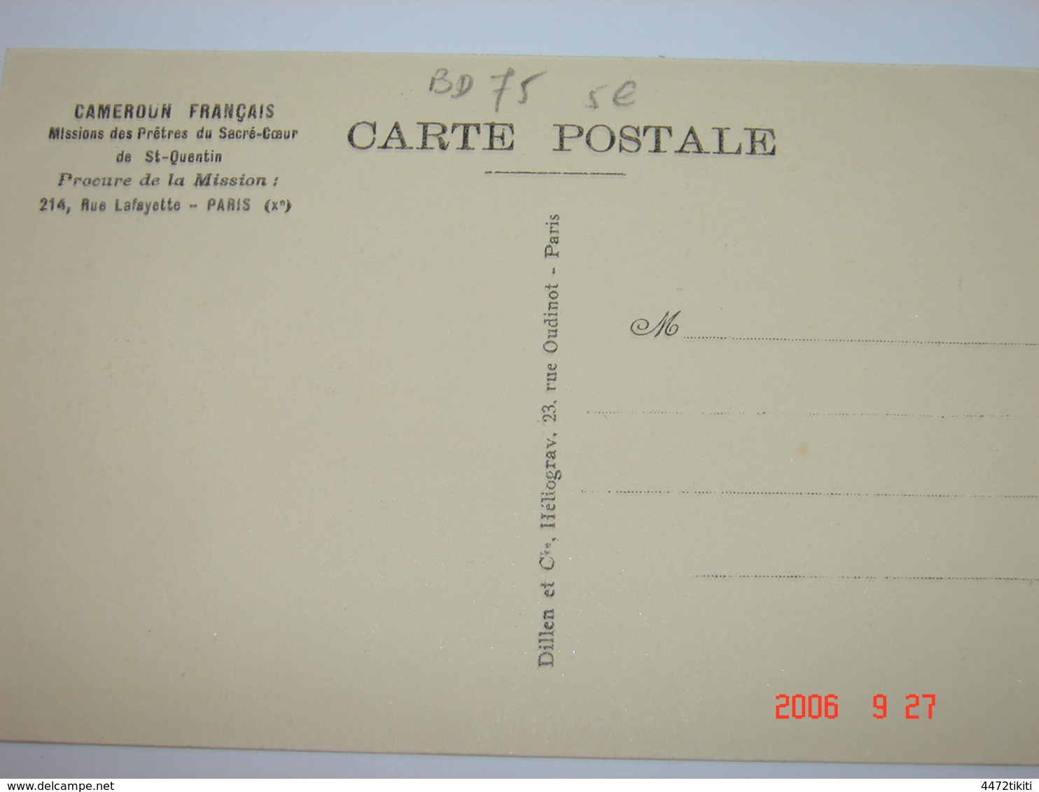 C.P.A.- Afrique - Cameroun - Missions Prêtres Sacré Coeur - Fête Au Village - Tambours - 1950 - SUP (BD76) - Cameroun