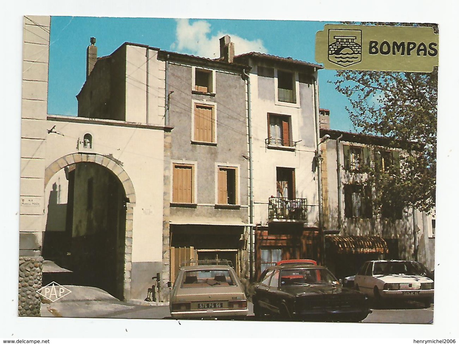 66 Bompas Le Porche La Place Jean Polit - Autres & Non Classés