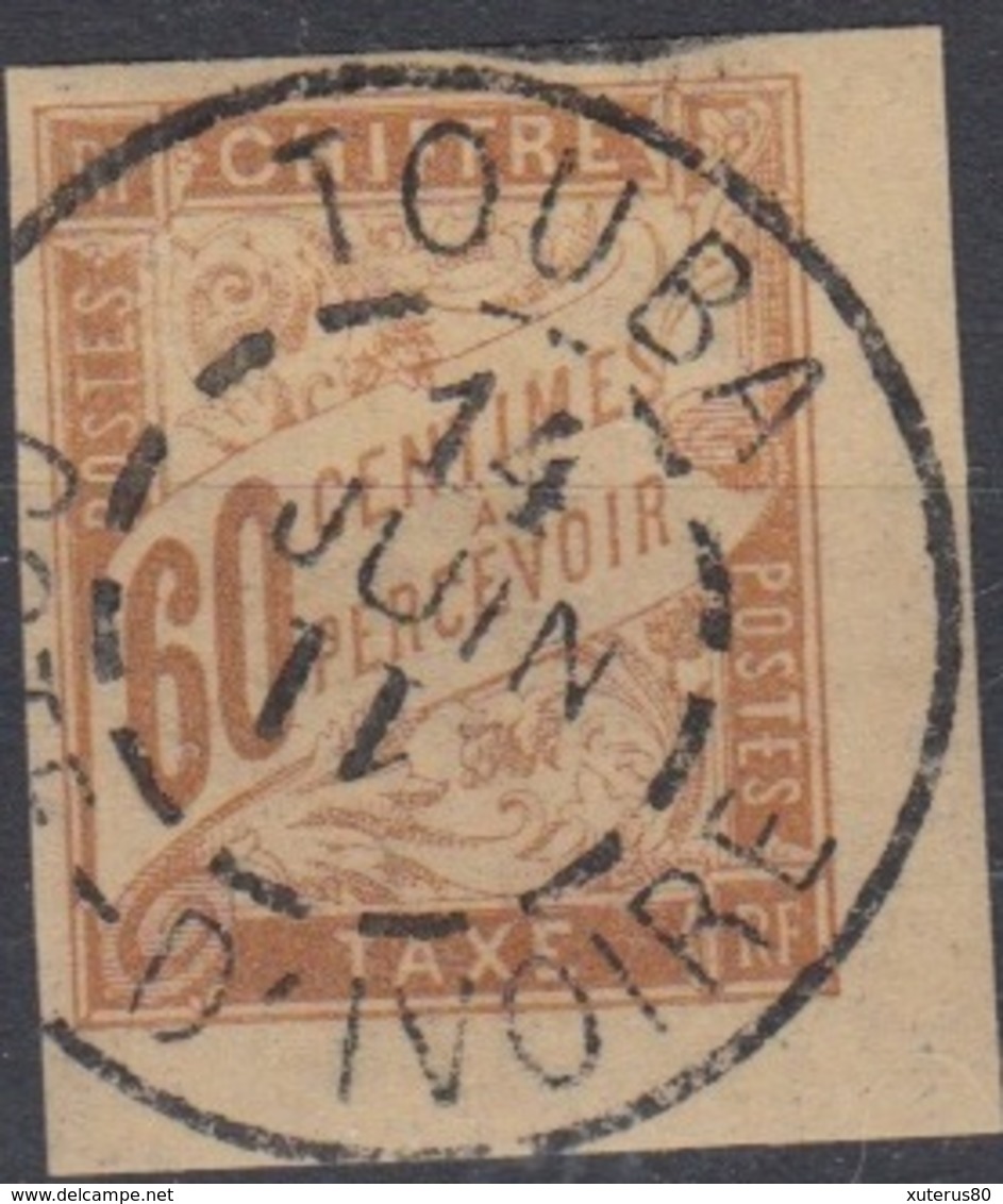 #135 COLONIES GENERALES TAXE N° 24 Oblitéré Touba (Cote D'Ivoire) - Postage Due