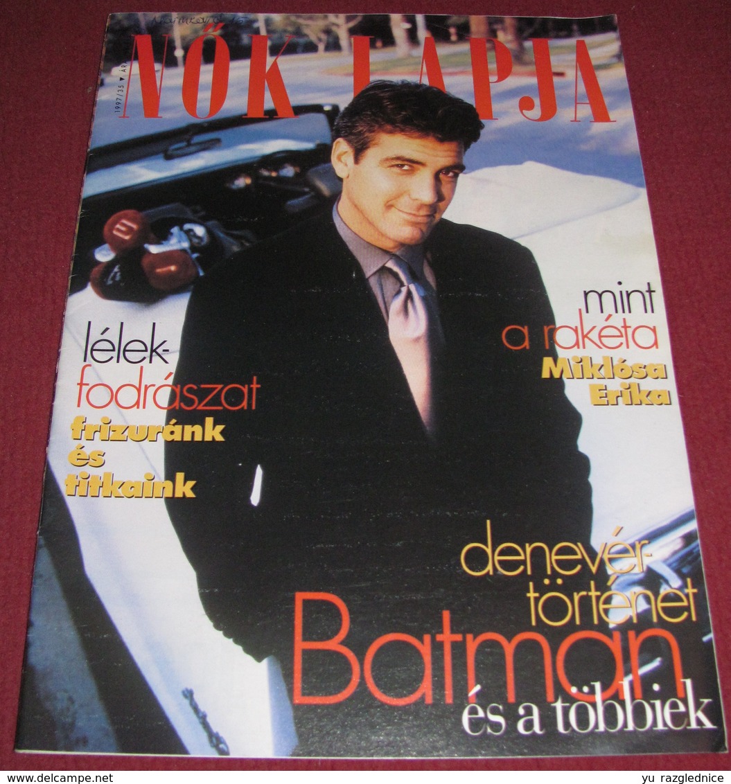George Clooney NOK LAPJA Hungarian September 1997 VERY RARE - Magazines