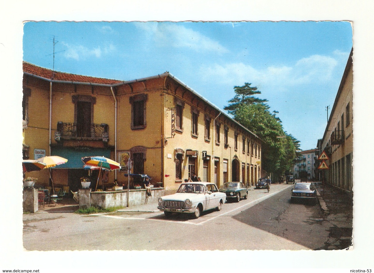 CT--02889-- PALAZZOLO MILANESE-VIA C.ZELATI-AUTO EPOCA-INSEGNA TABACCHI-AUTO EPOCA-VIAGGIATA 1972 - Altri & Non Classificati