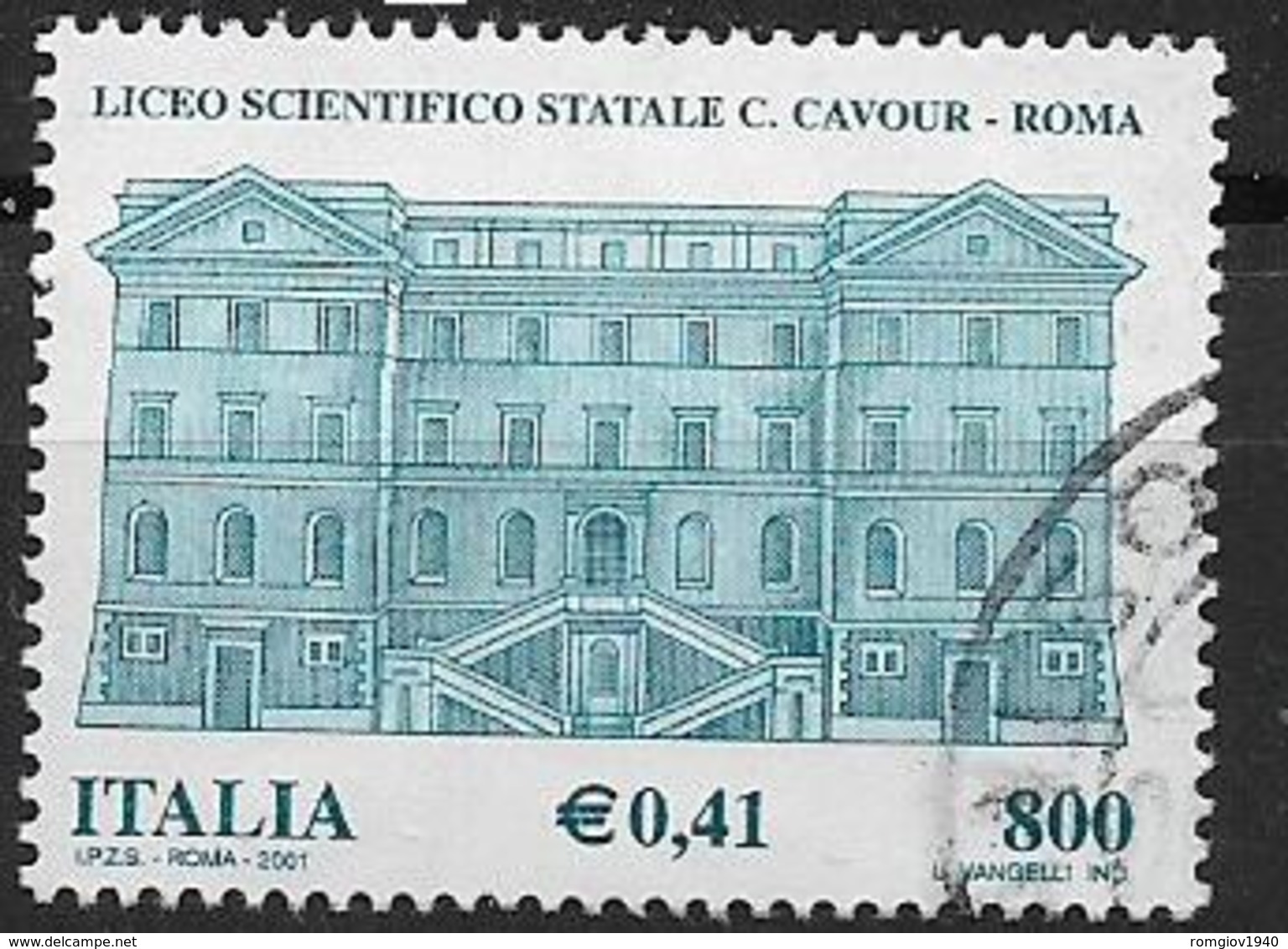 ITALIA  REPUBBLICA 2001 SCUOLE D'ITALIA SASS. 2567 USATO VF - 2001-10: Oblitérés