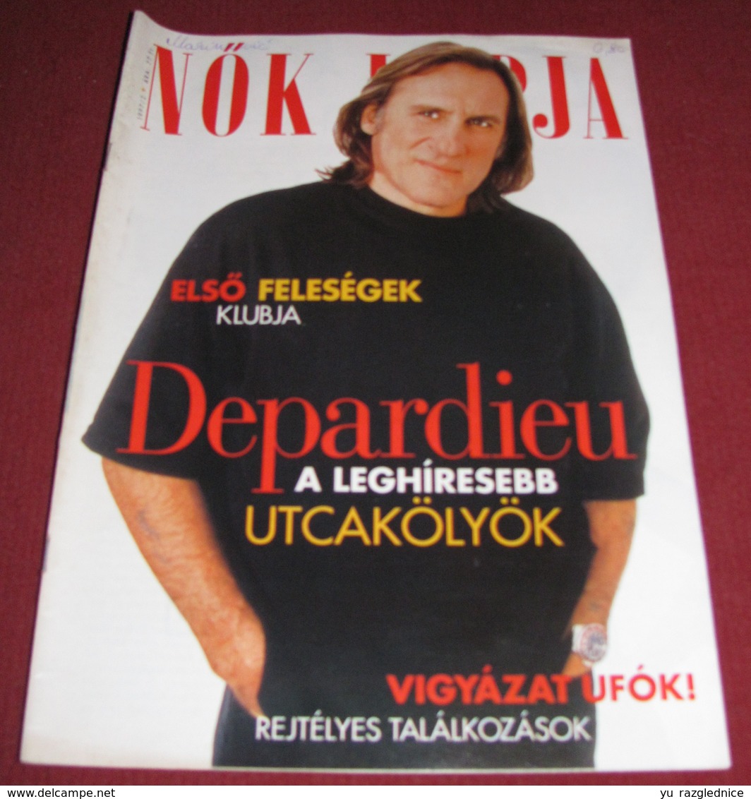 Gerard Depardieu NOK LAPJA Hungarian January 1997 VERY RARE - Magazines