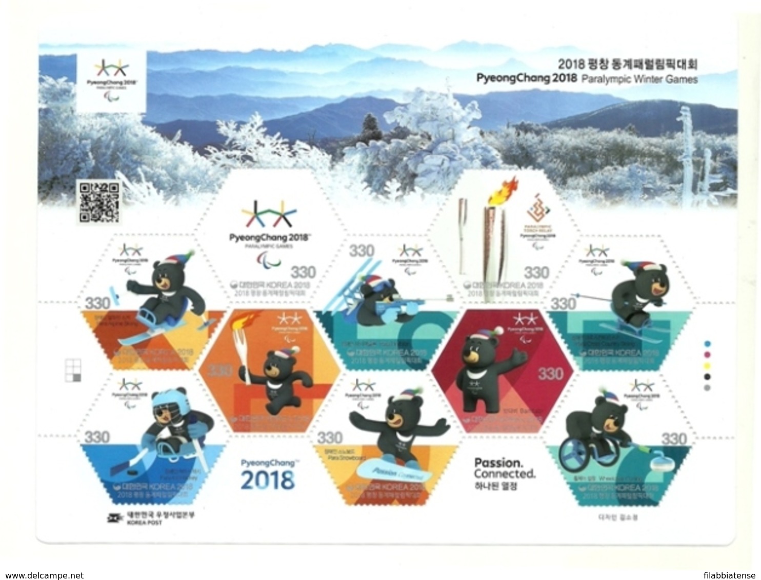 2018 - Corea Del Sud - Giochi Invernali Paraolimpici Di Pechino - Winter 2022: Beijing