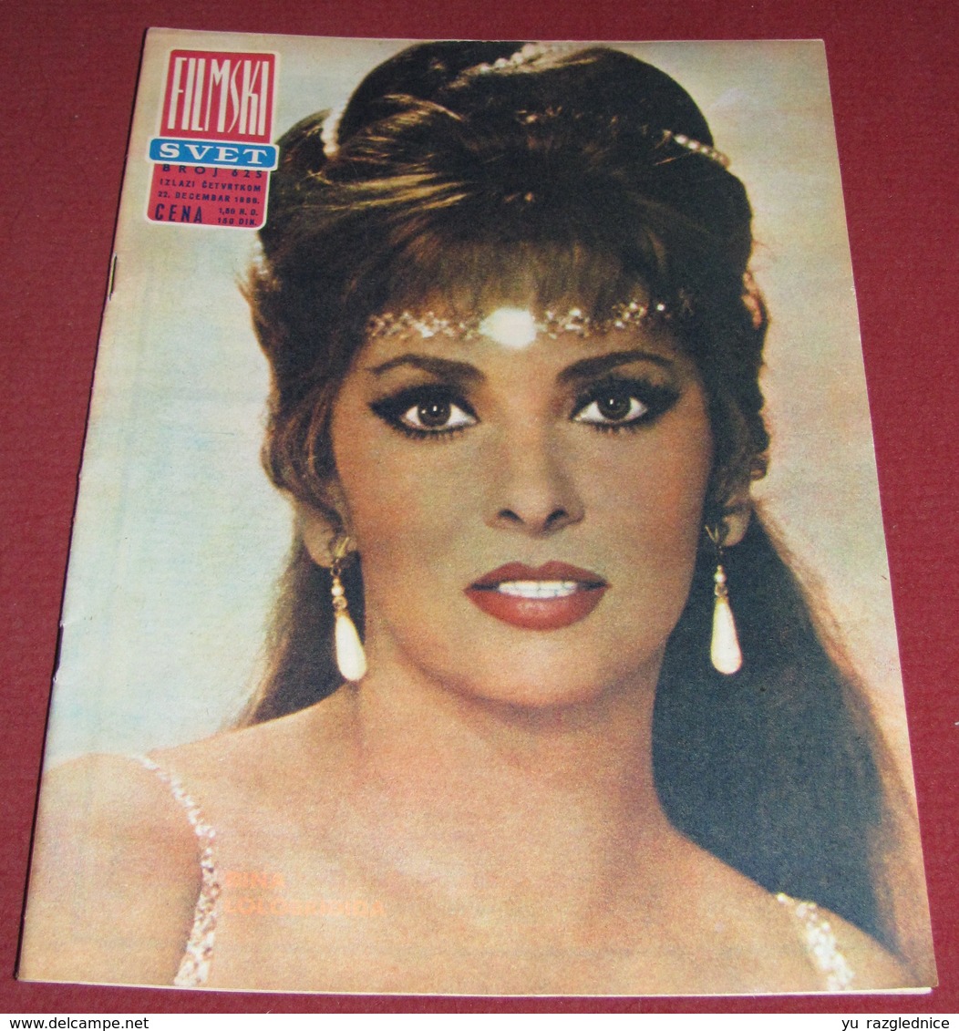 Gina Lollobrigida FILMSKI SVET Yugoslavian December 1966 VERY RARE - Magazines