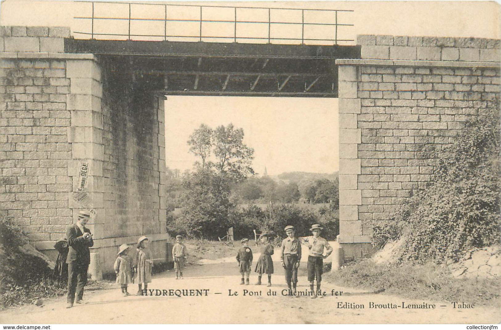 CPA FRANCE 62 "Hydrequent, Pont Du Chemin De Fer" - Autres & Non Classés