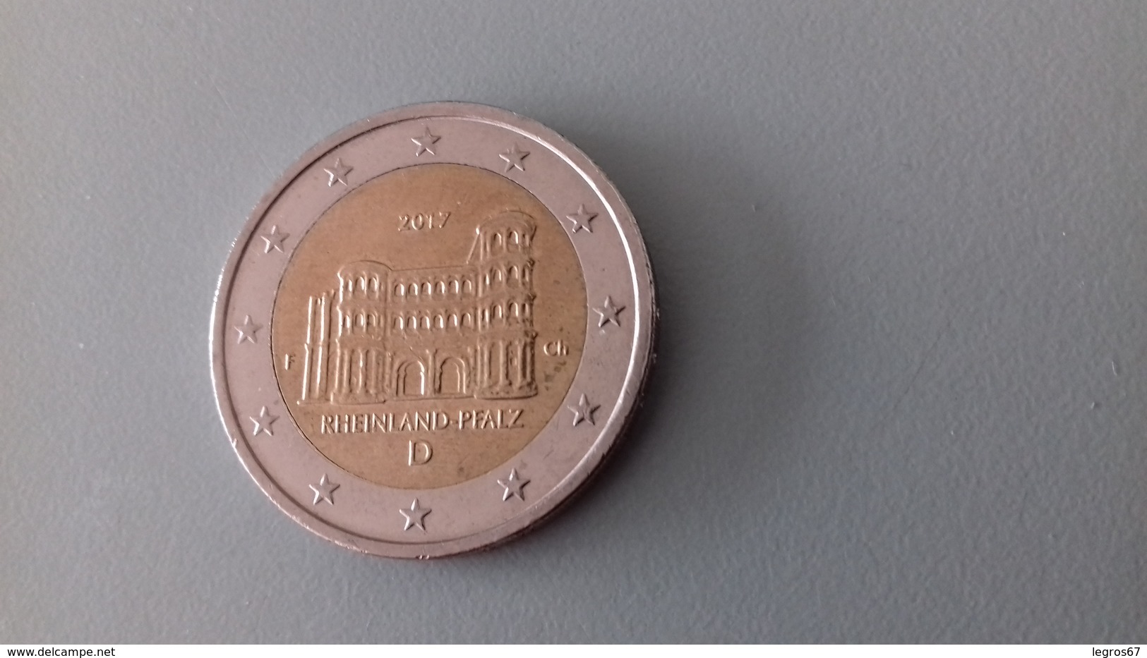 PIECE DE 2 EURO COMMEMORATIVE ALLEMAGNE 2017 F - RHEINLAND PFALZ - TYPE B - Allemagne