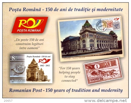 Roumanie Romania Bf 431 Relais Poste , Diligence , Cheval - Correo Postal