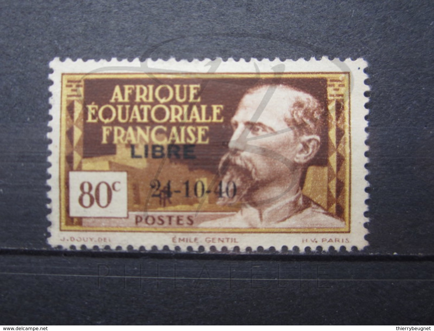 VEND BEAU TIMBRE D ' A.E.F. N° 140A , (X) !!! - Unused Stamps