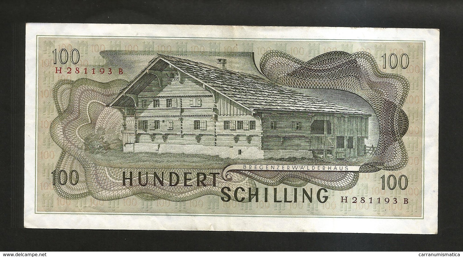 AUSTRIA / OESTERREICHISCHE NATIONALBANK - 100 SHILLING - (Wien 1969) A. Kauffmann - Austria