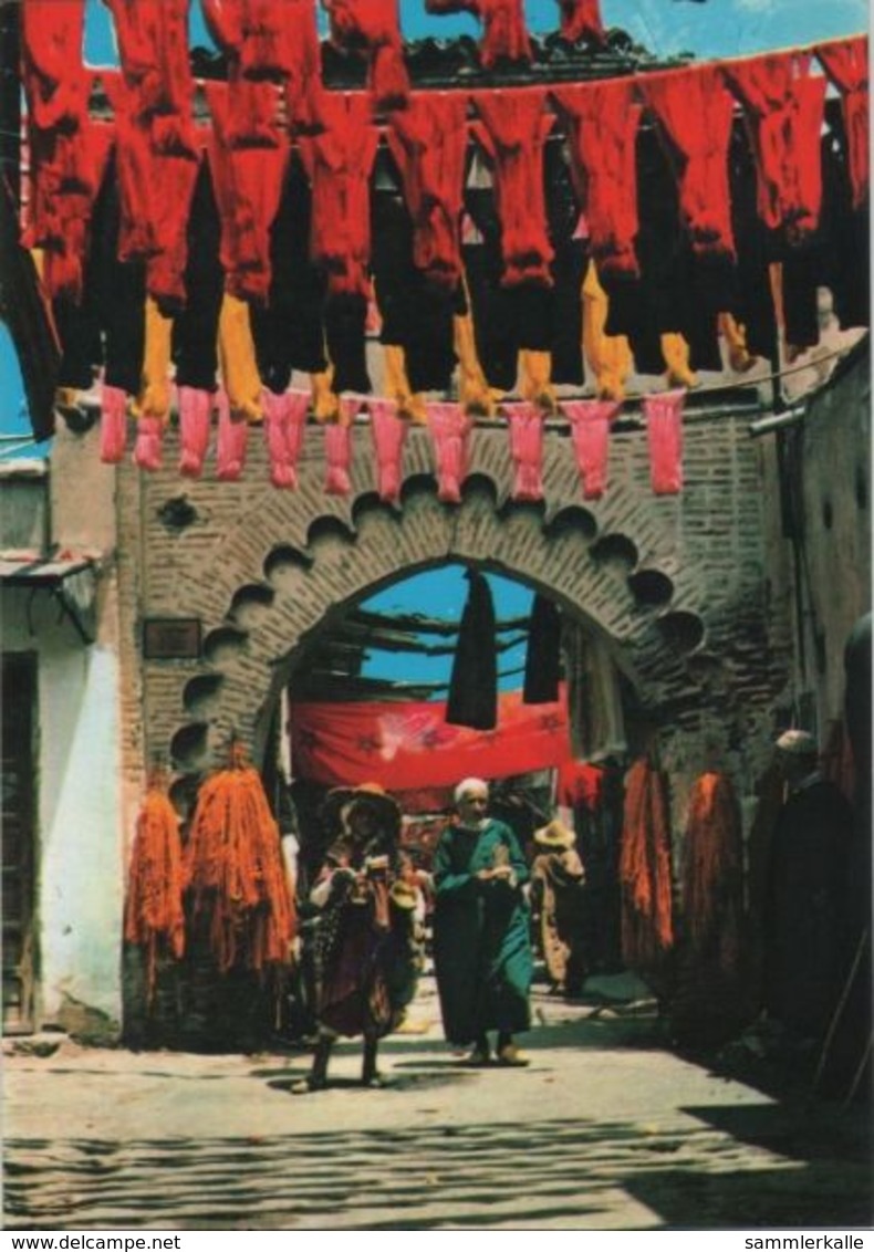 Marokko - Marrakech - Marrakesch - Le Souk Aux Teinturiers - 1994 - Marrakech