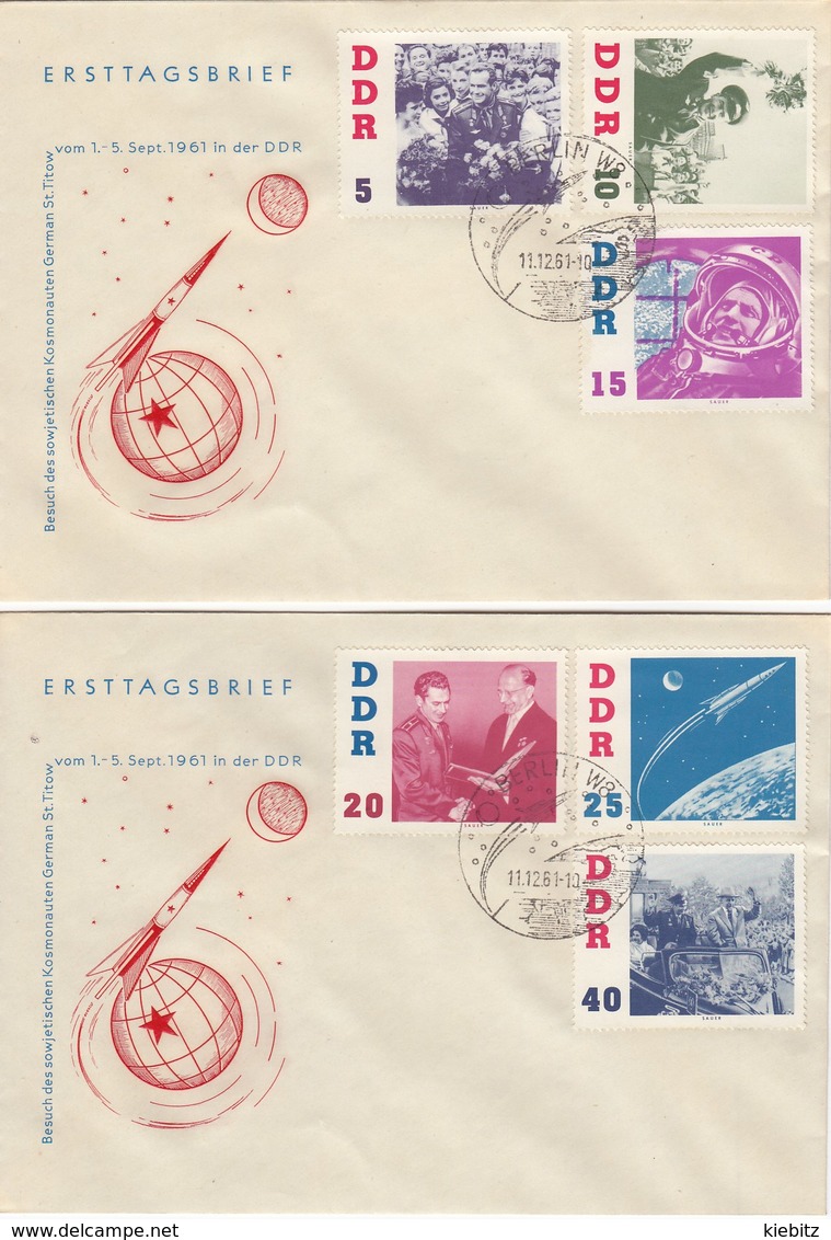 DDR 1961 - MiNr: 863-868 Komplett  FDC - Europa