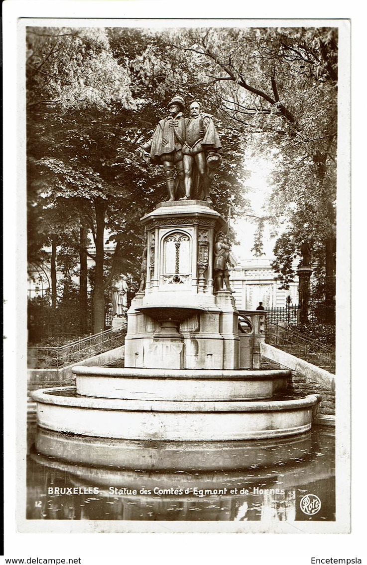 CPA - Carte Postale - Belgique - Bruxelles - Statue Des Comtes D'Egmont Et De Hornes VM2271 - Monuments