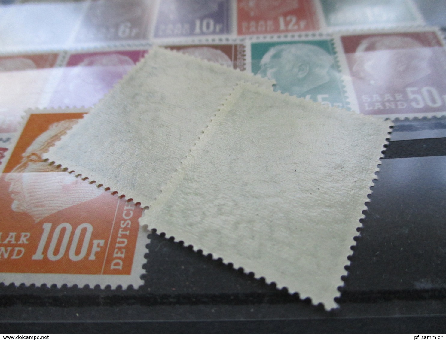 Saarland 1957 Heuss II ** / Postfrisch Satz 60€ Katalogwert! Nr. 409 - 428 - Unused Stamps