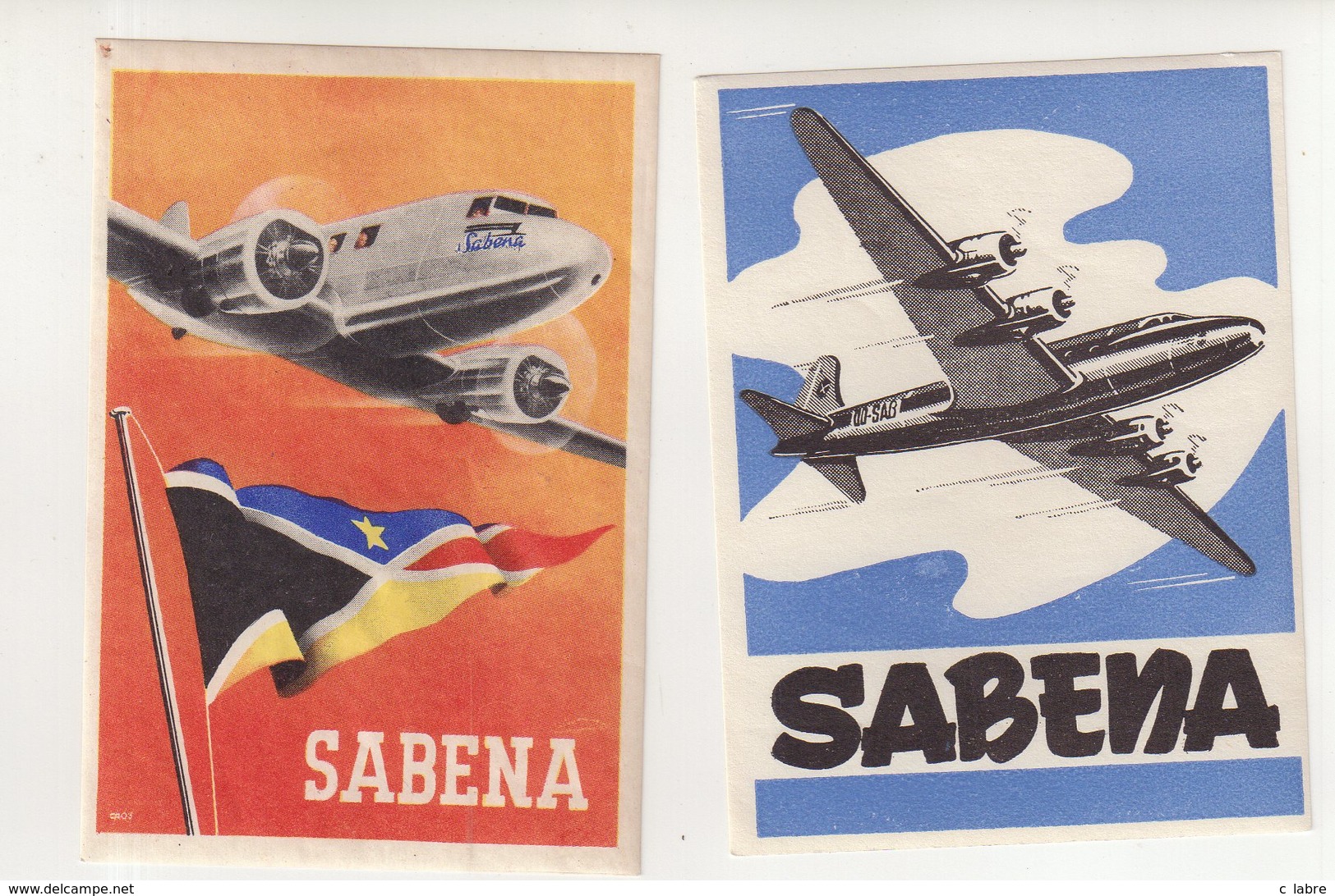 BELGIQUE : SABENA . - Baggage Labels & Tags