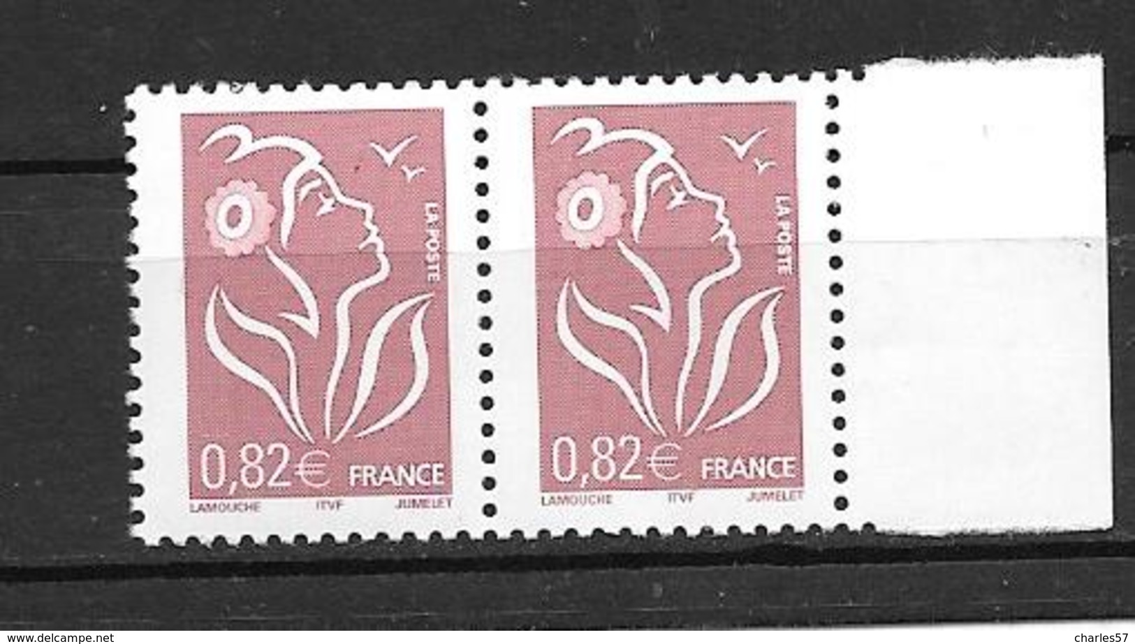 France:Variété  N°3743 II C ** (2 Bandes Phospho à Gauche) Bdf 1 Paire (n°3757 Chez Y Et T, Mais Pas De Référence) - Unused Stamps