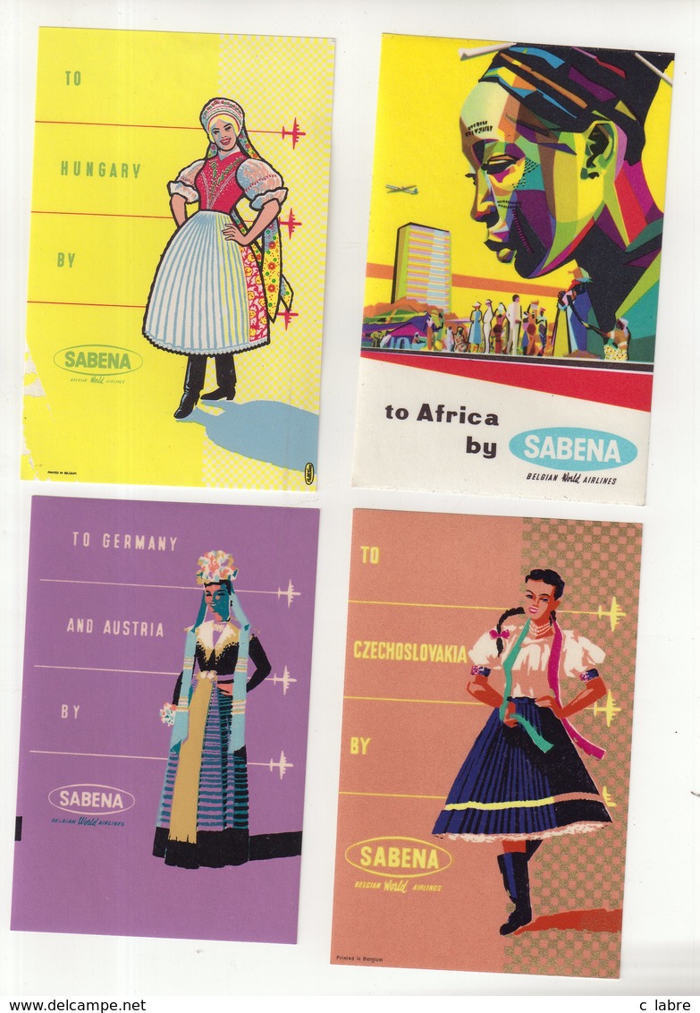 BELGIQUE : SABENA . - Baggage Labels & Tags