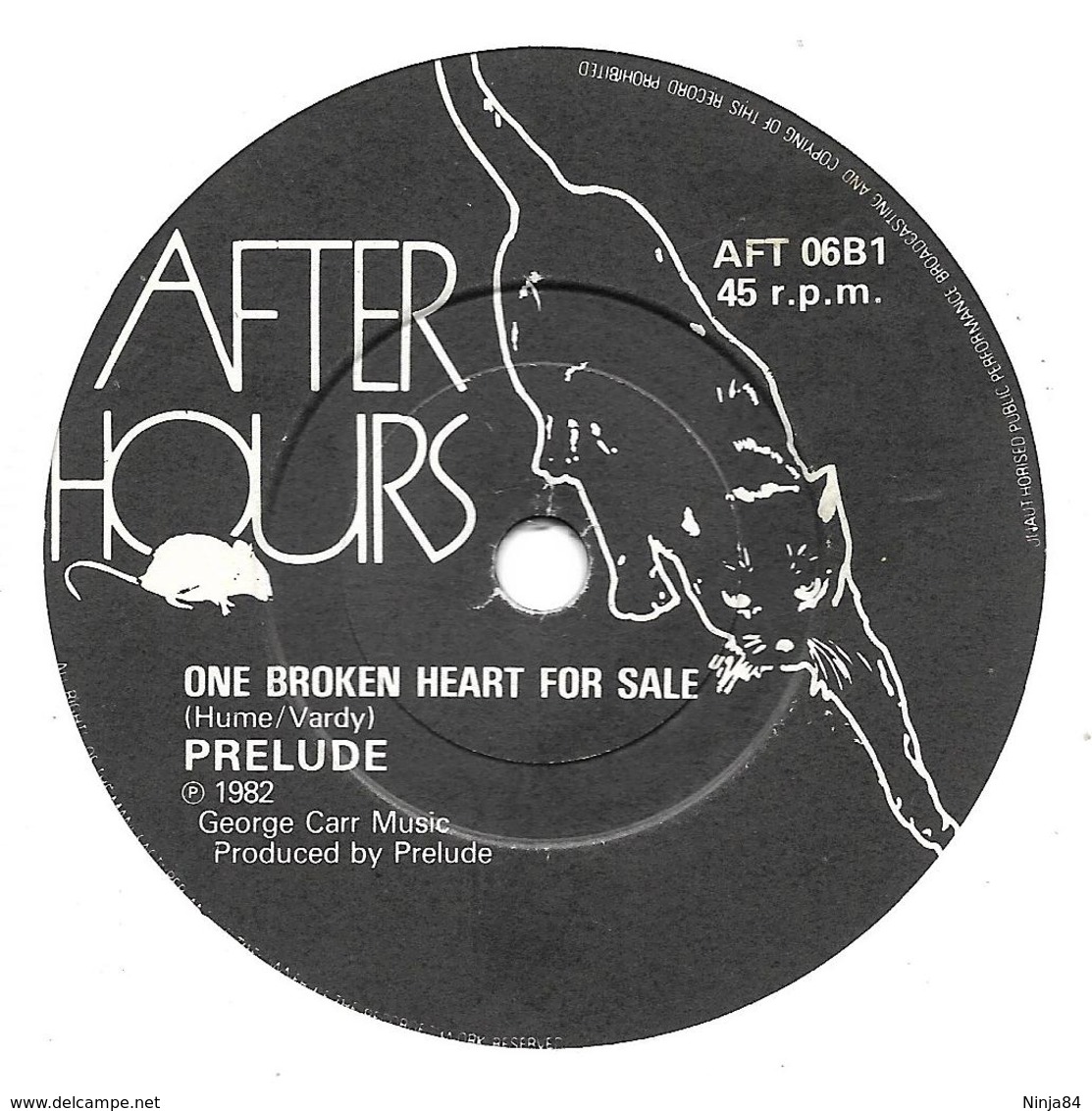 SP 45 RPM (7")  Prelude / Roy Orbison   "  Only The Lonely " Angleterre - Autres - Musique Anglaise