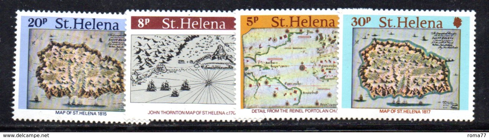 CI767 - ST. HELENA 1981 , Yvert Serie N. 336/339  ***  MNH - Isola Di Sant'Elena