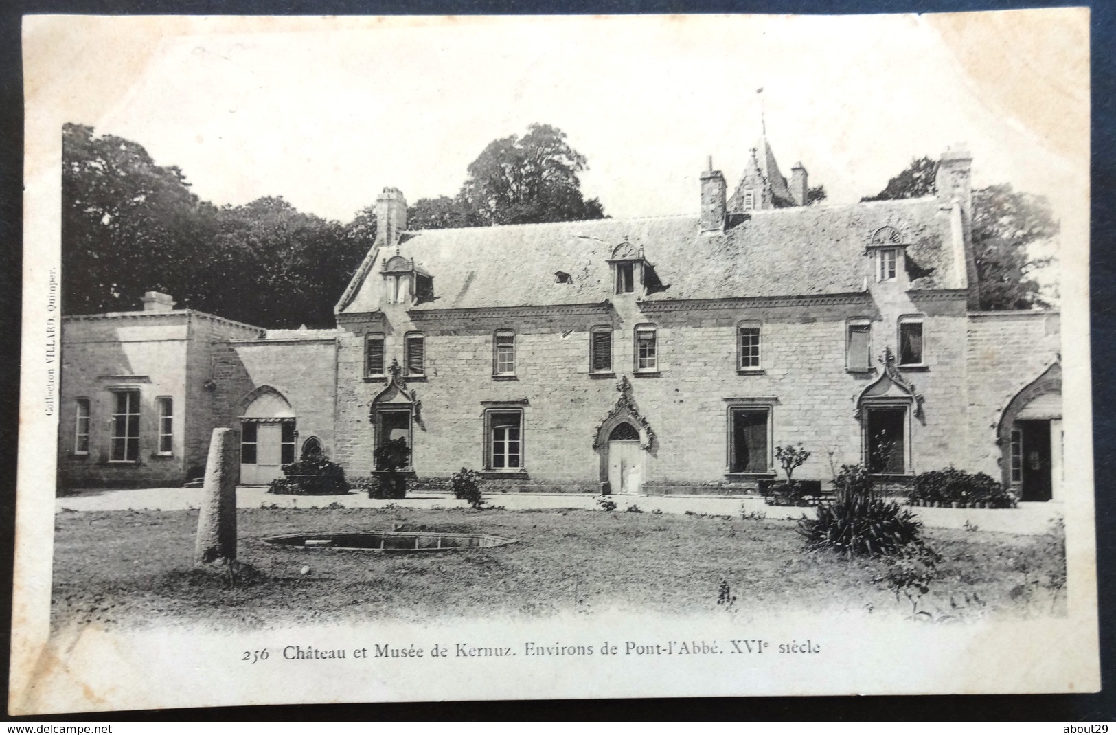 CPA 29 PONT L'ABBE - Château Et Musée De Kernuz. XVIe Siècle - Villard 256 Précurseur. Voir ETAT- Réf. Y 32 - Pont L'Abbe