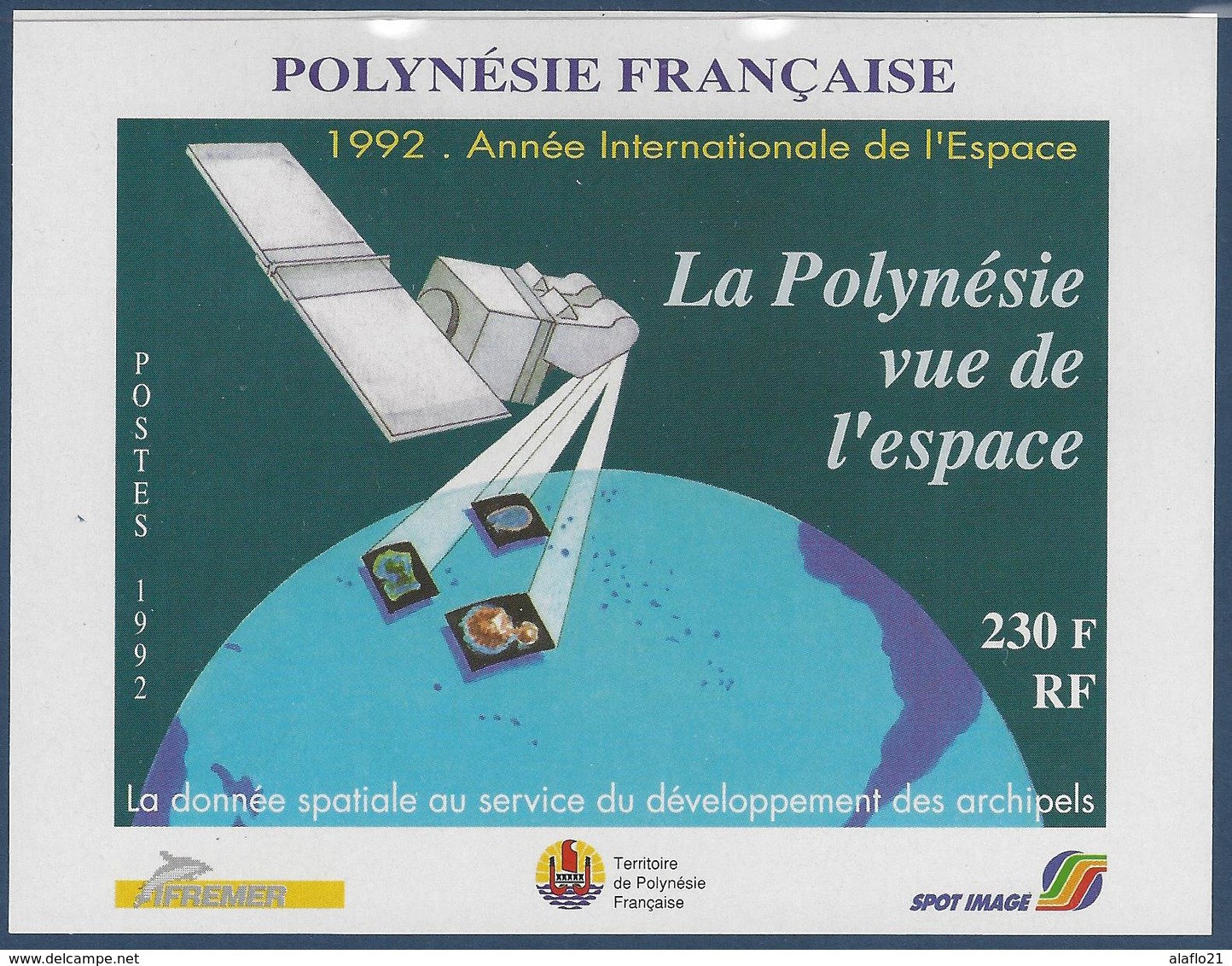 POLYNESIE - BLOC N° 19 - NEUF SANS CHARNIERE - ANNEE De L'ESPACE - Blocks & Sheetlets
