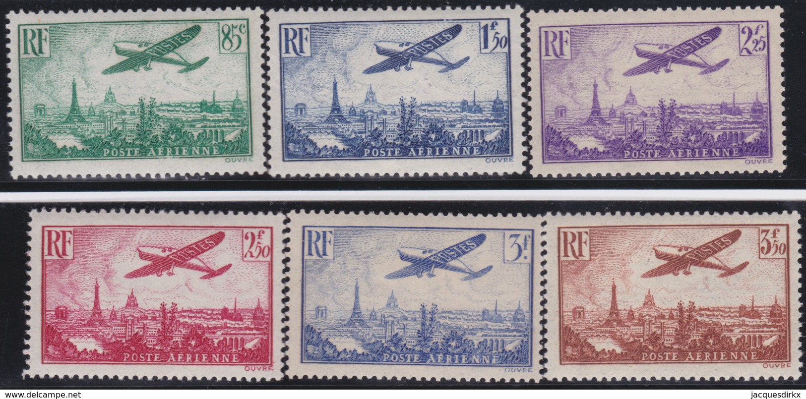 France   .    Yvert  .  PA  8/13      .  **   .     Neuf SANS Charniere  .   /   .   MNH - 1927-1959 Neufs