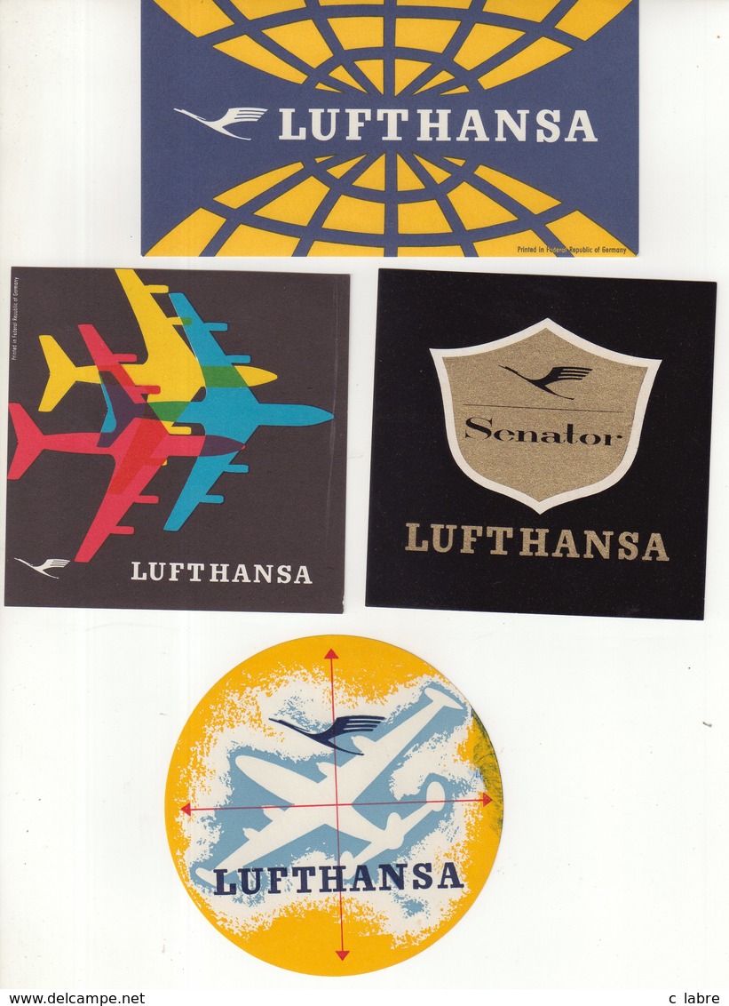 ALLEMAGNE : LUFHTANSA . - Baggage Labels & Tags
