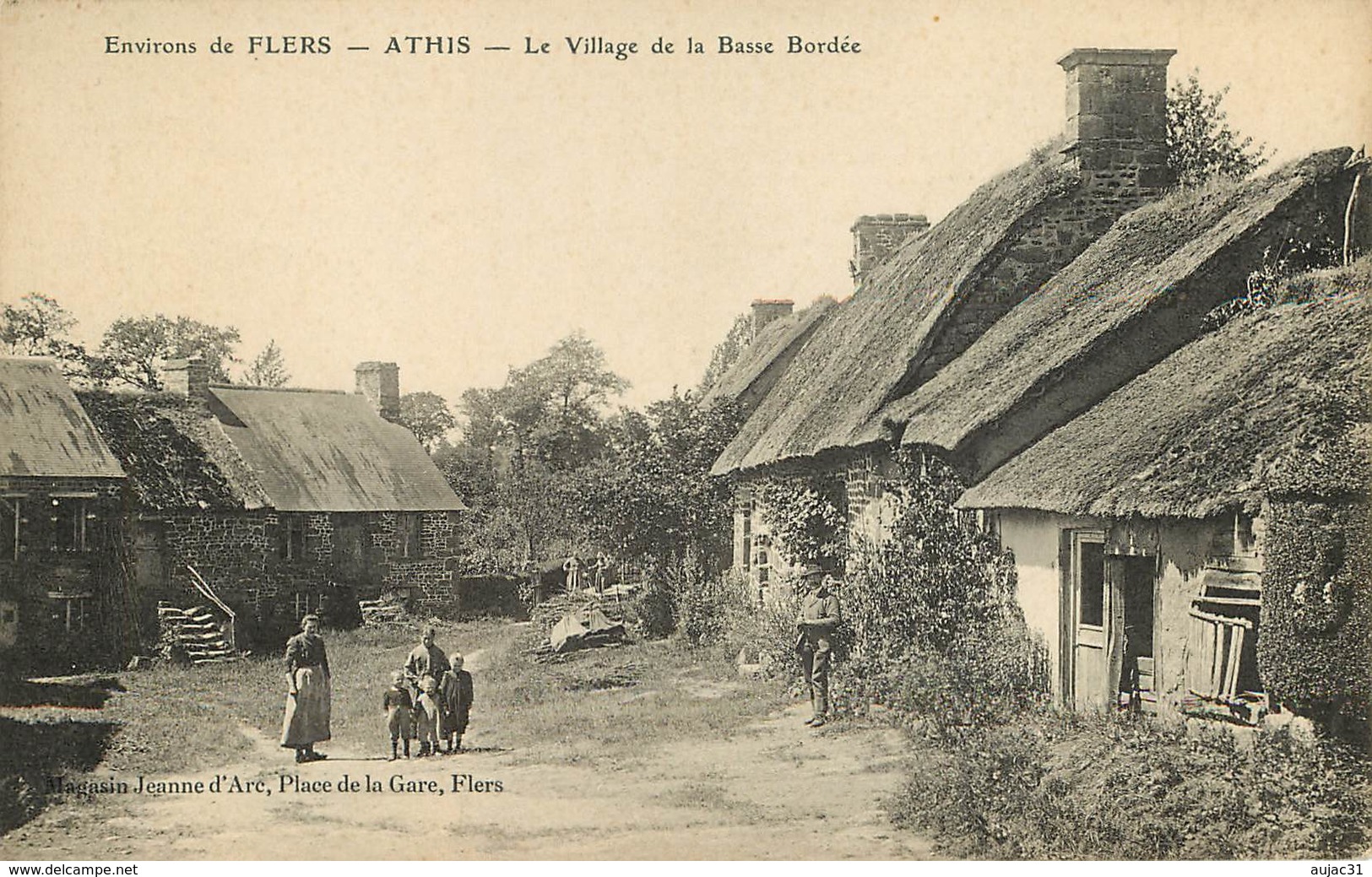 Dép 61 - Athis De L'Orne - Le Village De La Basse Bordée ( Environs De Flers ) - Bon état - Athis De L'Orne