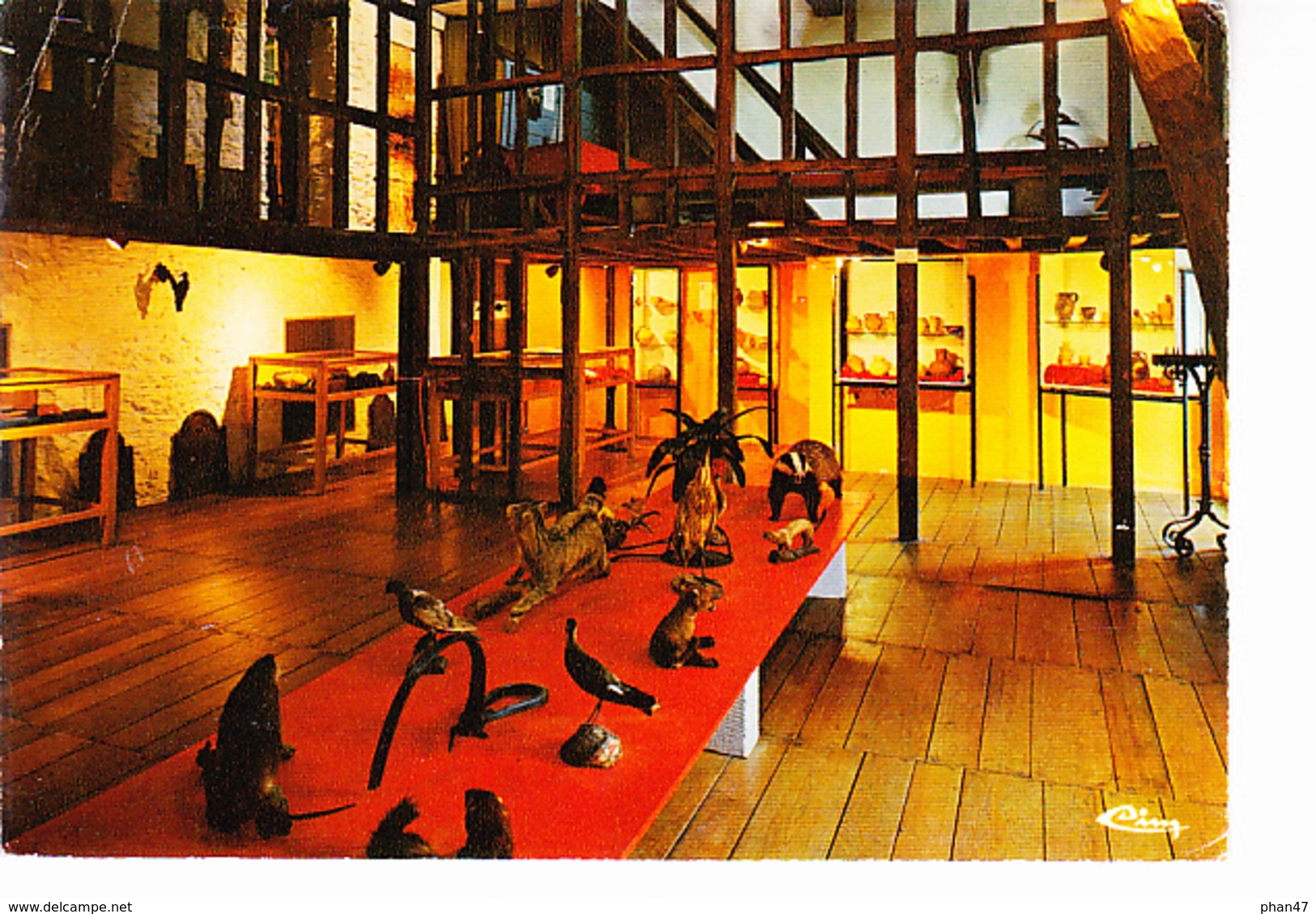 FOURNEAU-SAINT-MICHEL (Belgique) Musée Provincial, Salle Des Expositions, Animaux Empaillés, Ed. CIM Combier 1970 Enviro - Saint-Hubert