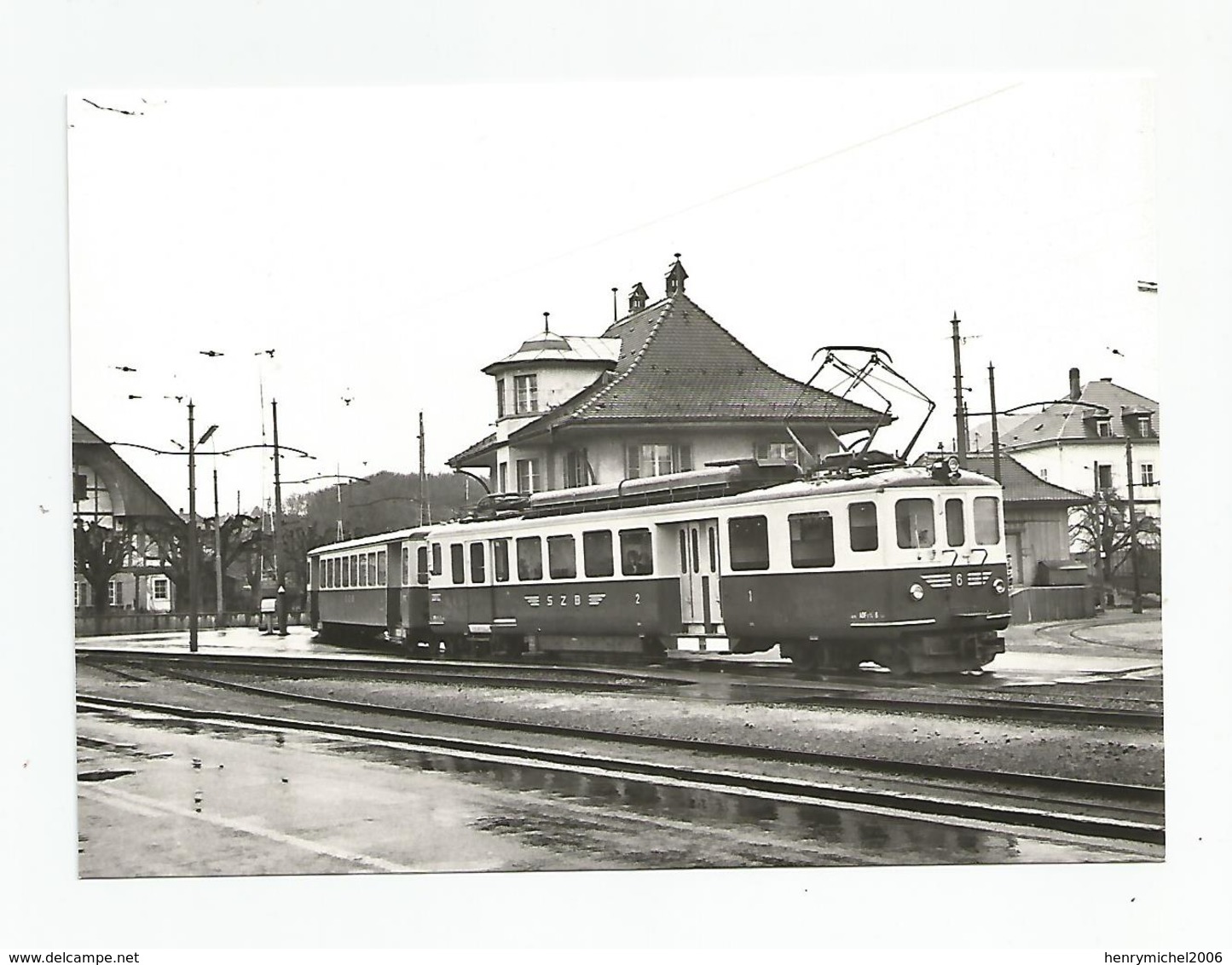 Suisse Berne Train Ancienne Gare De Worblaufen , Cpm - Bern