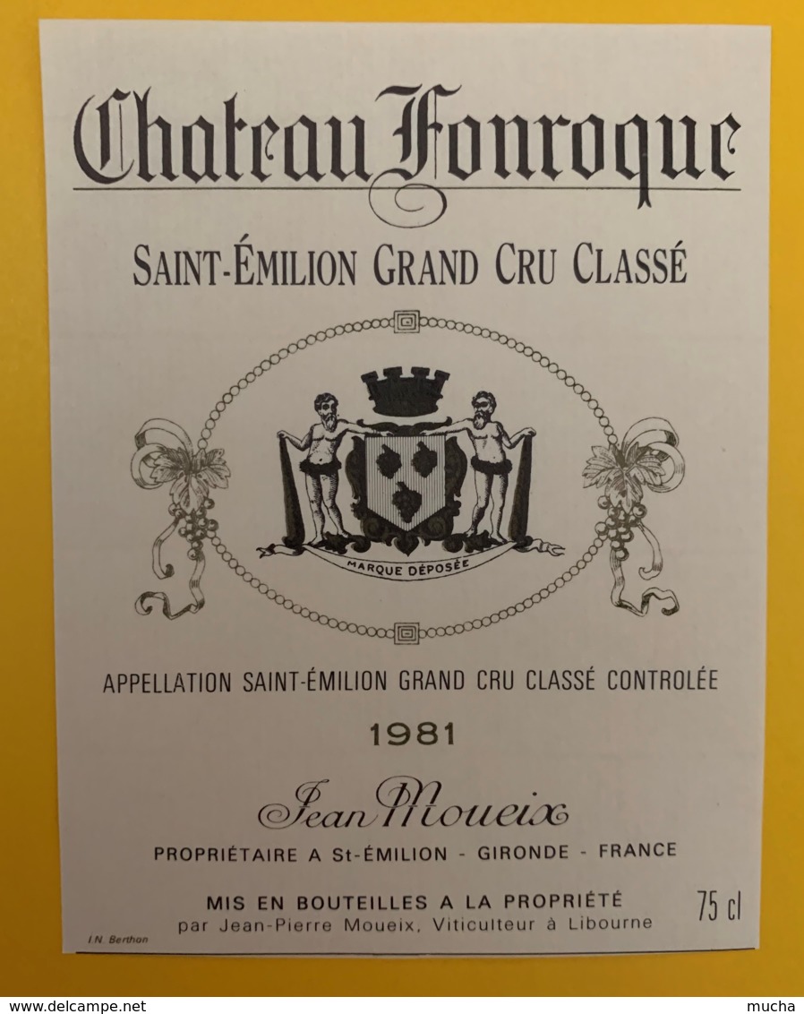 10318 - Château Fonroque 1981 Saint Emilion - Bordeaux