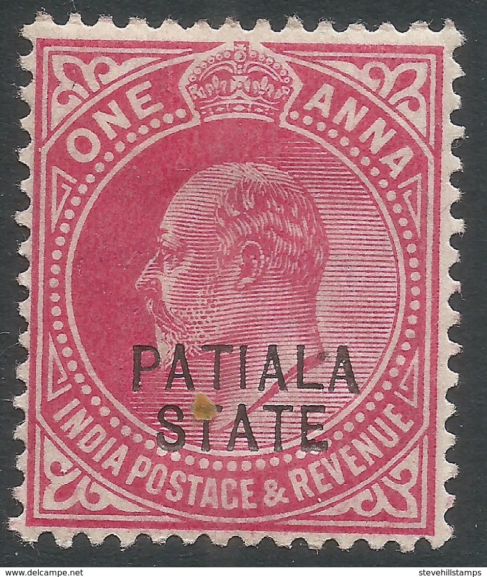 Patiala State(India). 1912 KEVII. 1a MH. SG 47 - Patiala