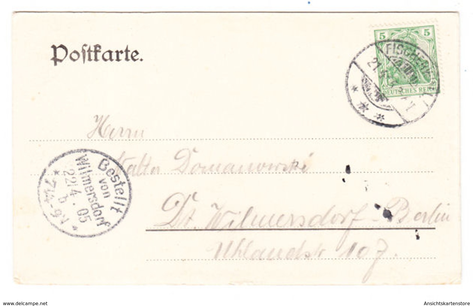 AK Gransee, Gruss Aus Elisabeth- Ruh, Kirche In Dannenwalde, Gel. 1905 - Gransee