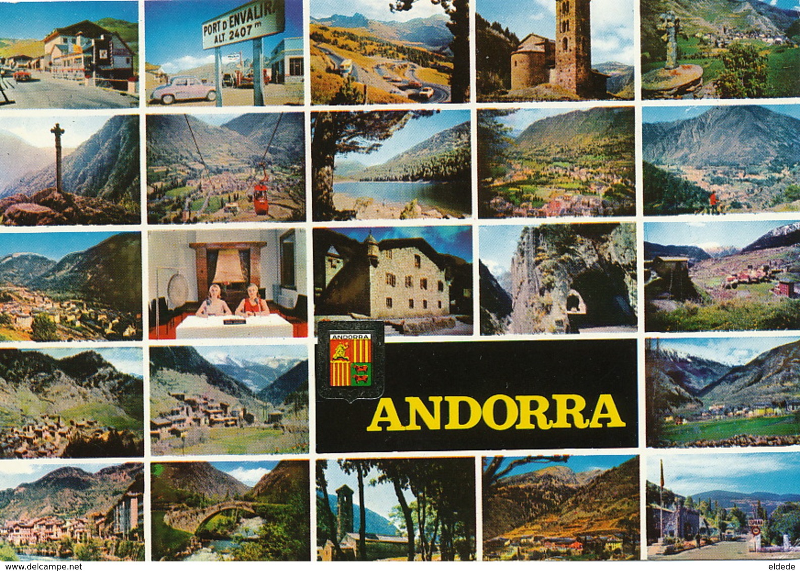 Andorra  Envalira  Radio Multi Vues   Timbrée 1968 - Andorre