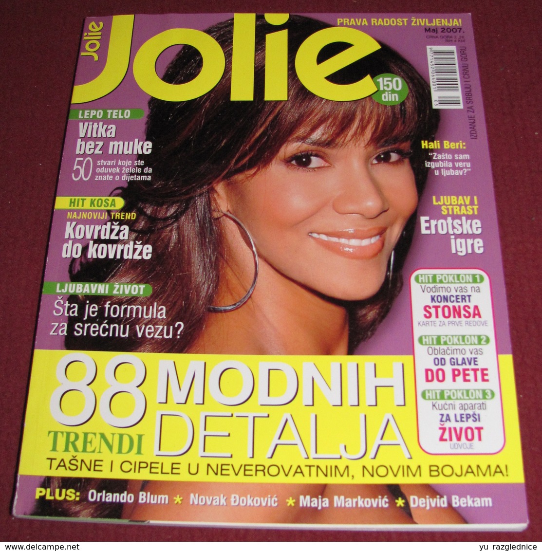 Halle Berry JOLIE Serbian May 2007 RARE - Magazines