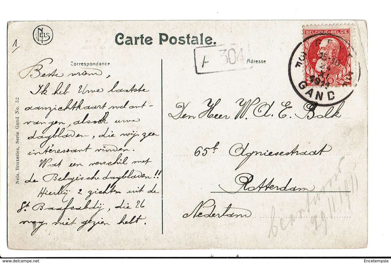 CPA - Carte Postale   Belgique-Gent - Ruine De St Bavon -1912 VM2287 - Gent