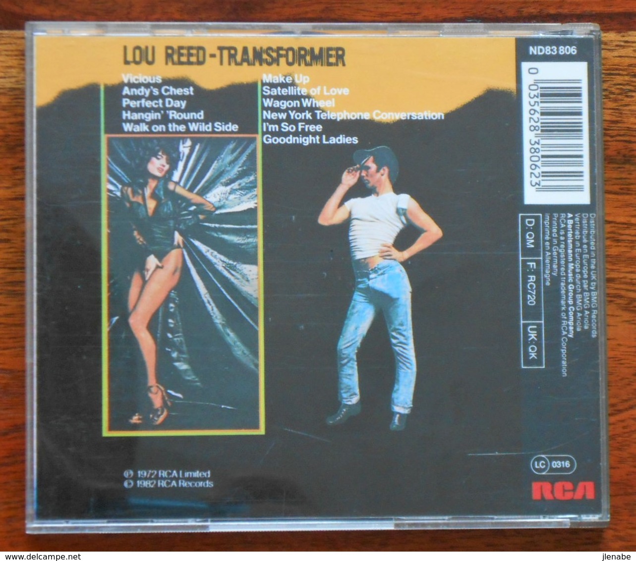 CD Lou Reed " Transformer " - Autres - Musique Anglaise