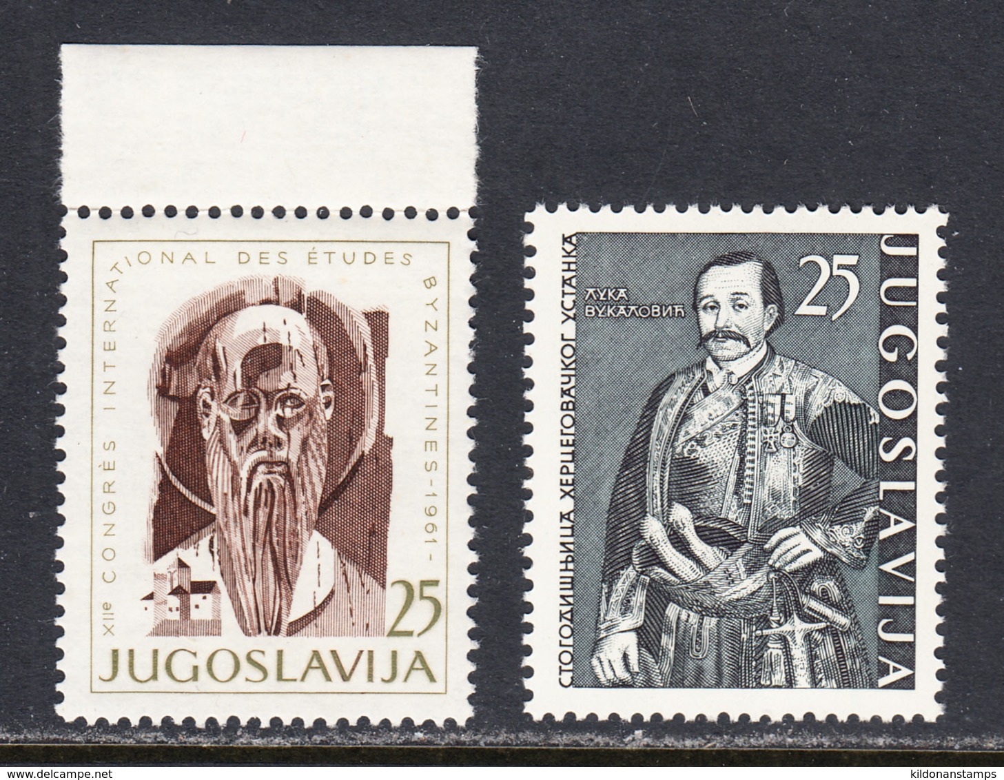 Yugoslavia 1961 Mint No Hinge, Sc# 616,623 , SG , Mi 963,970 - Unused Stamps