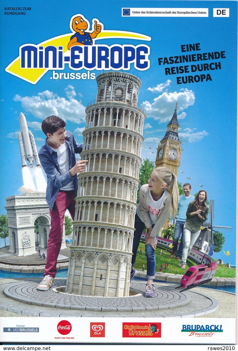 Belgien Brüssel Mini-Europe Eine Reise Durch Europa Katalog Zum Rundgang 64 Seiten - Reiseprospekte