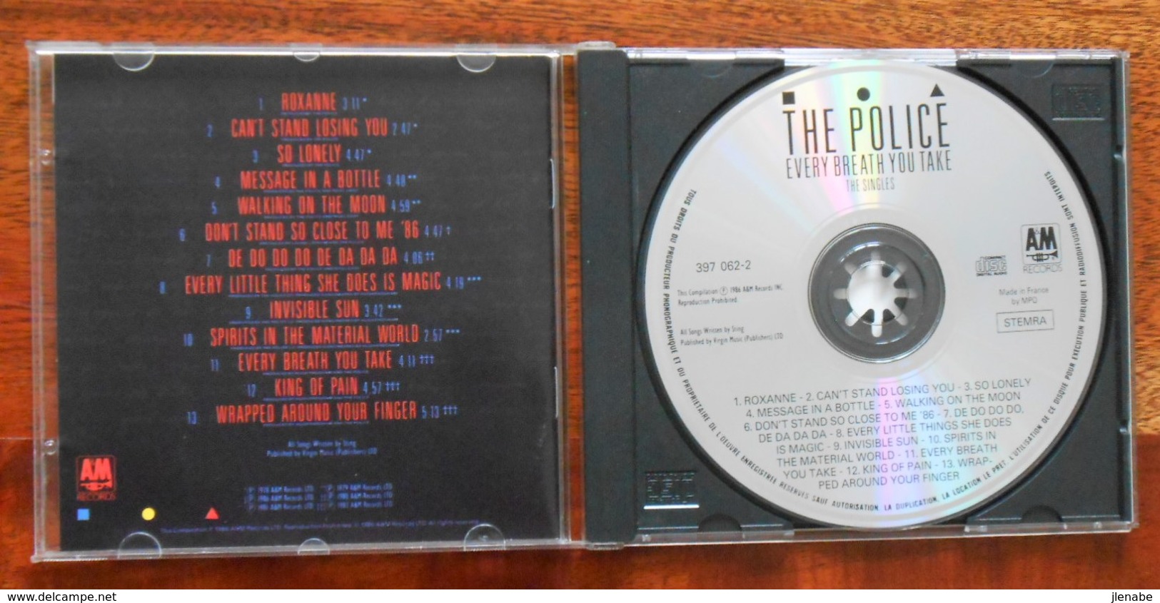 CD The Police " Every Breath You Take " The Singles - Autres - Musique Anglaise