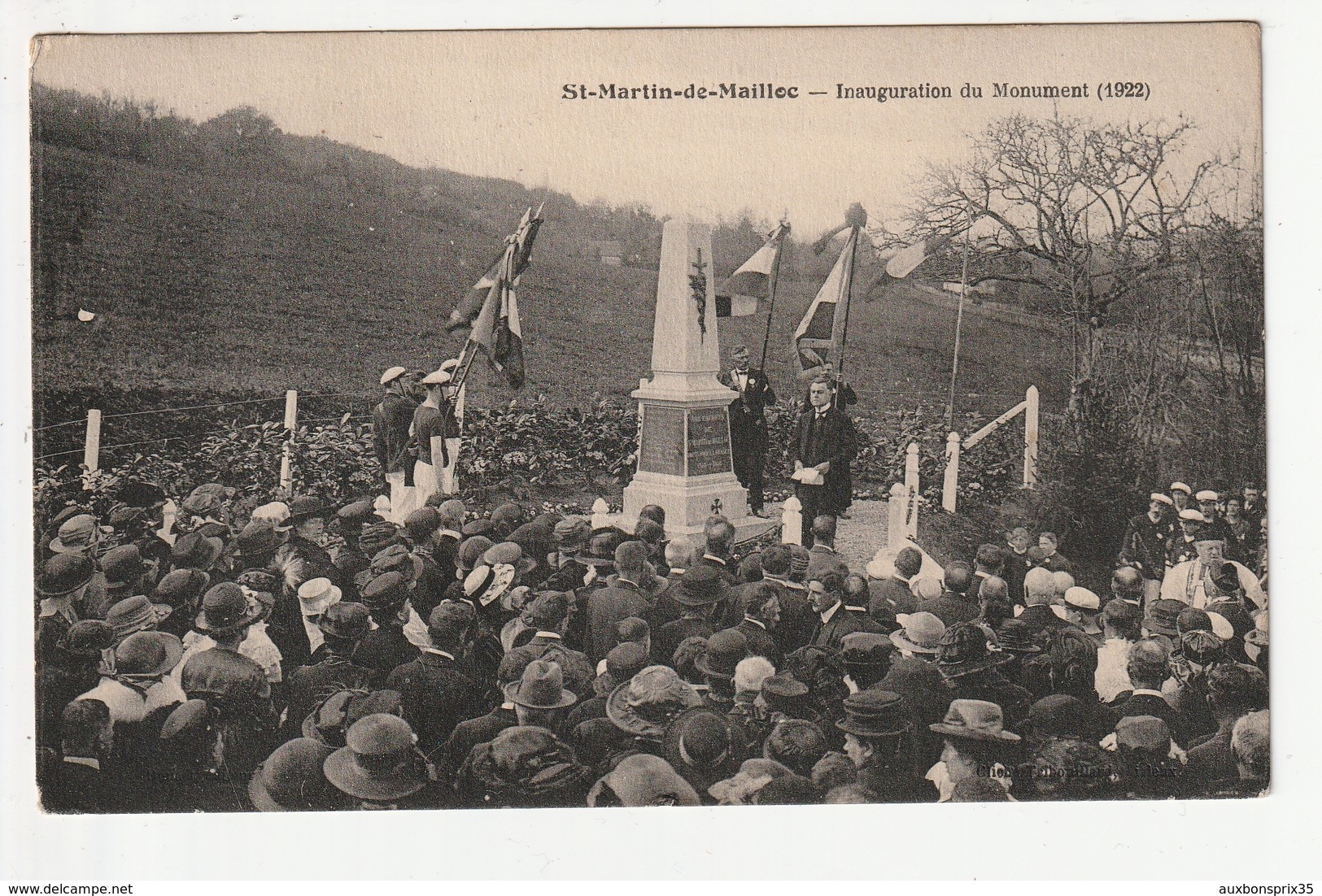 SAINT MARTIN DE MAILLOC - INAUGURATION DU MONUMENT (1922) - 14 - Autres & Non Classés