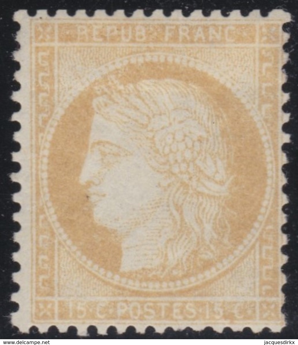 France  .    Yvert  .    59   (2 Scans)     .  *   .     Neuf Avec Charniere  .   /   .  Mint-hinged - 1871-1875 Cérès